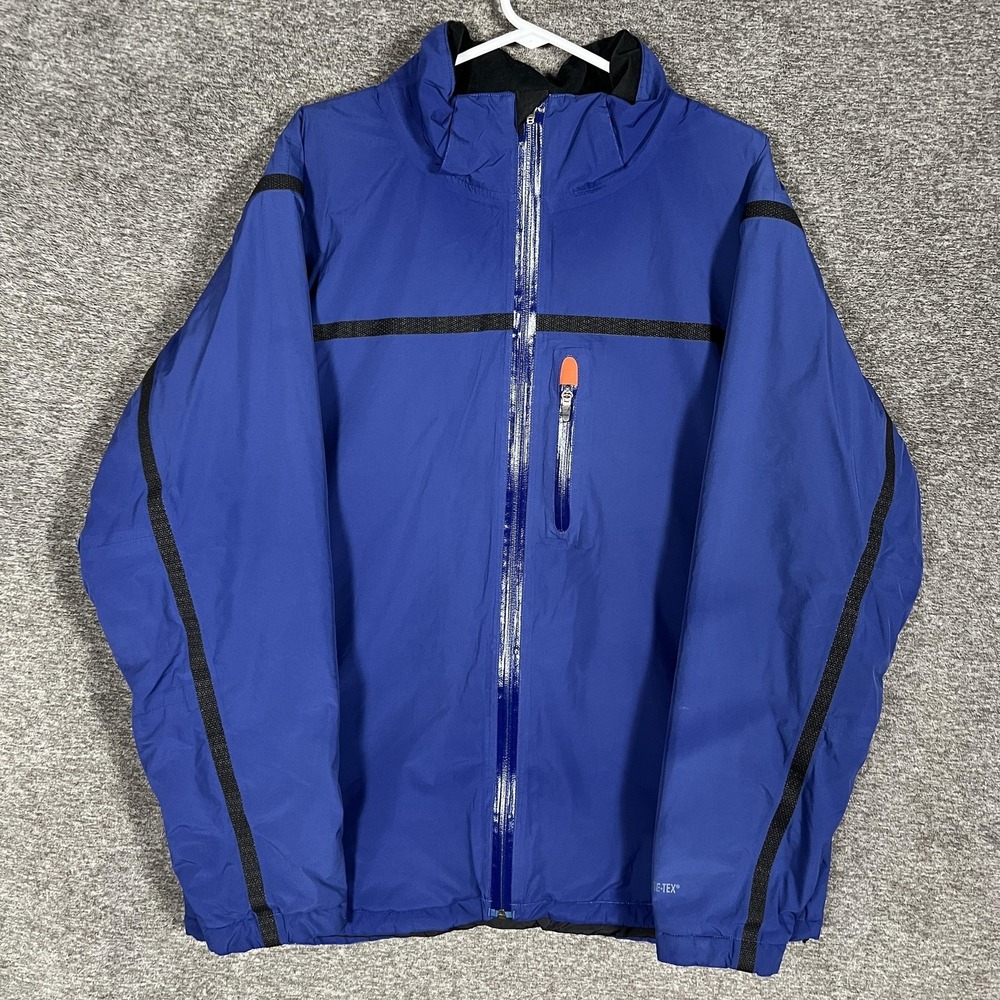 L.L. Bean Jacket Mens XLT Blue GORE-TEX Primaloft Insulated Ski Waterproof